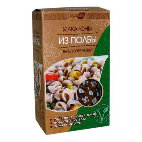 Макароны из полбы Вастэко цельнозерновые ракушки 400 г