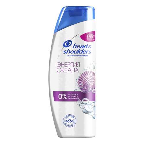 Шампунь Head & Shoulders Энергия океана для жизненной энергии волос 400 мл