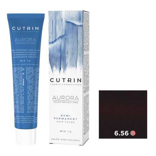 Крем-краситель AURORA DEMI PERMANENT CUTRIN 6.56 бессонная ночь 60 мл