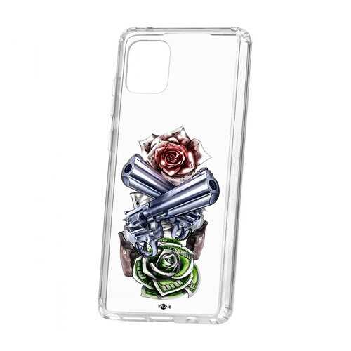Чехол Samsung Galaxy Note 10 Lite Kruche Print Карты деньги 2 ствола