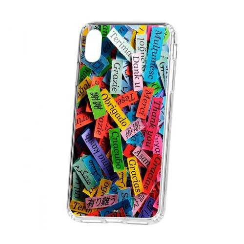 Чехол Kruche Apple iPhone XS Max Print Thank you