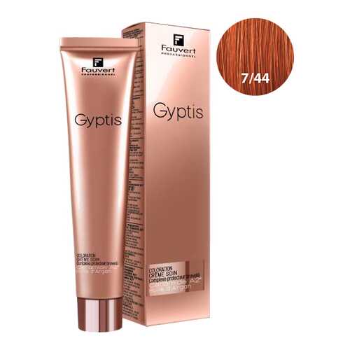 Краска для волос Fauvert Professionnel Gyptis 7/44 Блондин глубокий медный 100 мл