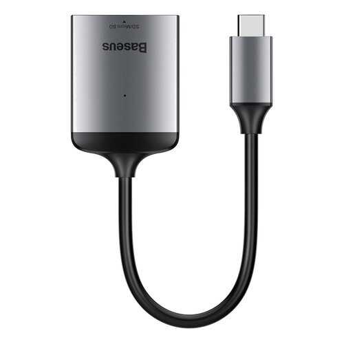 Адаптер Baseus Enjoy HUB Adapter from USB-C to SD / micro SD / TF Card Reader Grey