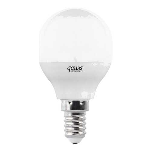 Лампочка Gauss Elementary G45 E14 8W 2700K 53118