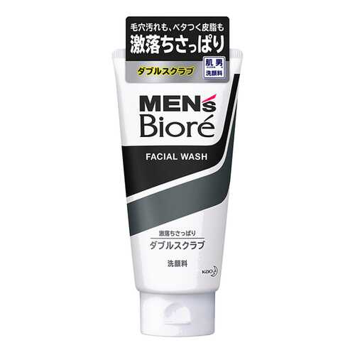 Мужская пенка-скраб для лица Кao Mens «Biore», 130 гр