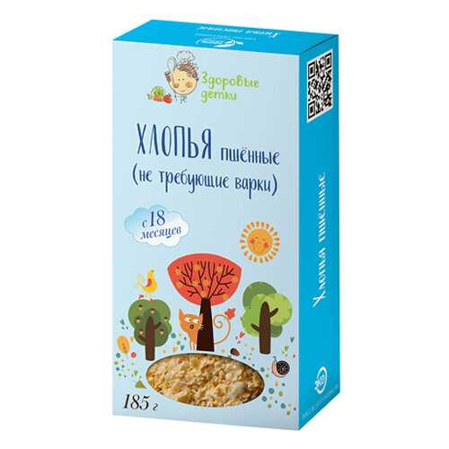Хлопья пшённые Здоровые детки 185 г