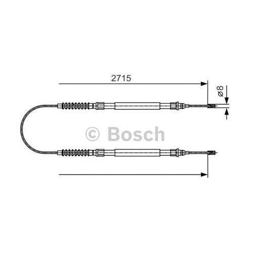 Трос cтояночного тормоза Bosch 1987482003