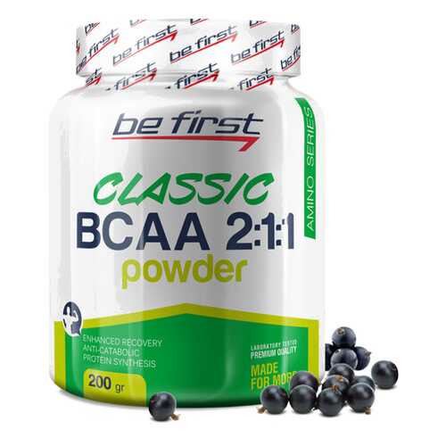 Be First BCAA Classic Powder 200 г черная смородина