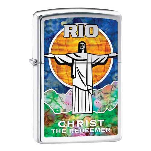 Зажигалка Zippo Rio Christ The Redeemer High Polish Chrome