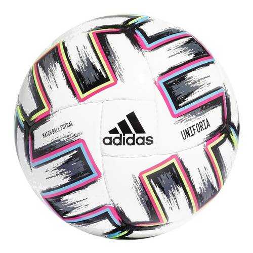 Мяч футзальный Adidas Euro 20 Uniforia Pro Sala, 4, белый, профессиональный, ручная сшивка