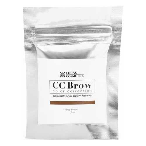 Краска для бровей LUCAS' COSMETICS CC Brow Grey Brown саше 10 гр