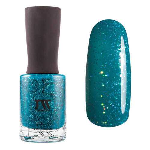 Лак для ногтей Masura Sparkle Teal The End, 11 мл