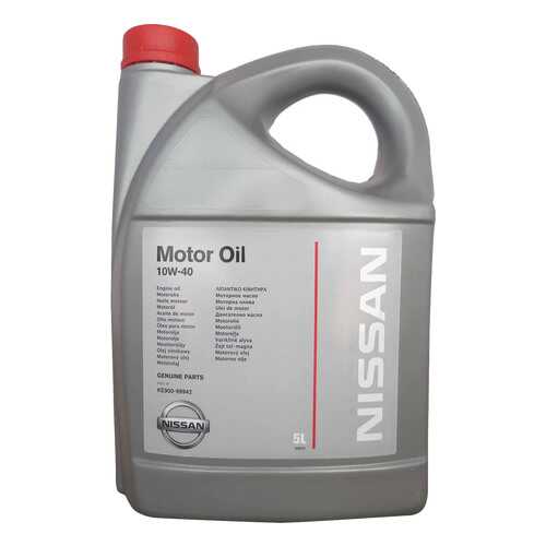 Моторное масло Nissan Motor Oil SAE 10W-40 5л