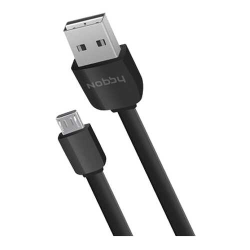 Кабель Nobby 010-001 microUSB 1м Black