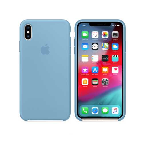 Чехол Silicone Case для Apple iPhone XS Max Cornflower (MWN4UFE/A)