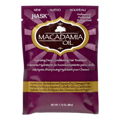 Маска для волос Hask Macadamia Oil Hydrating Deep Conditioning Hair Treatment 50 г