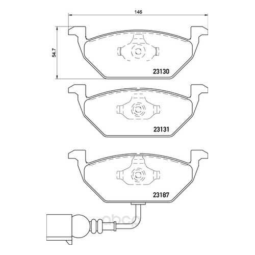 Колодки тормозные дисковые передние audi a2, ibiza iv, v Textar 2313101