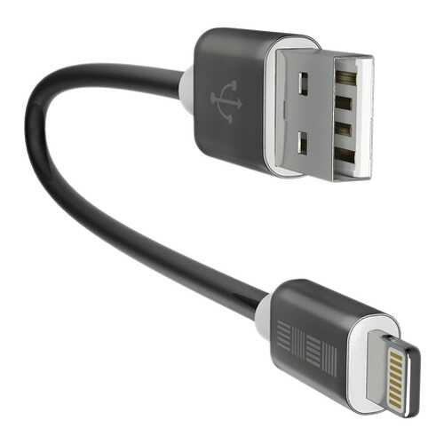 Кабель InterStep Lightning 0,2м Black
