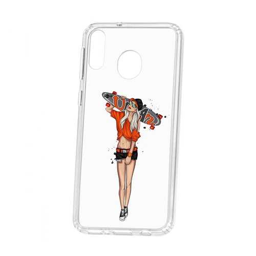 Чехол Kruche Samsung Galaxy M20 Print Лонгборд