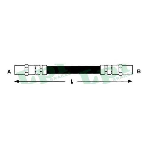 Шланг тормозной системы Lpr 6T46897 передний