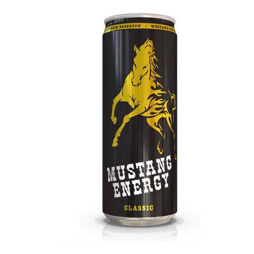 Mustang Energy Энергетический напиток Mustang Energy, Classic, 0,5