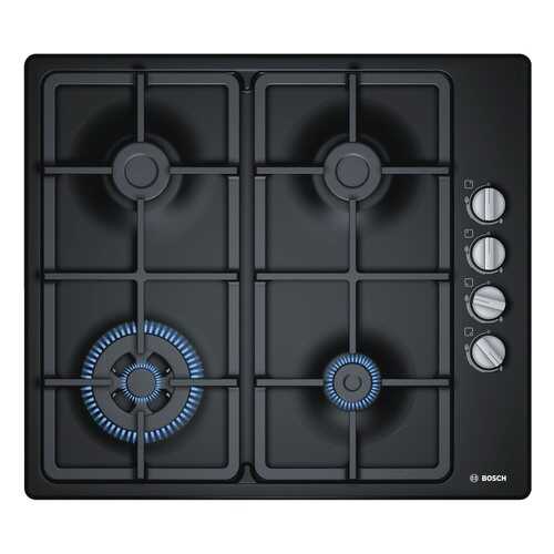 Встраиваемая варочная панель газовая Bosch PBH6C6B90R Black