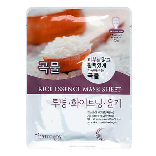 Маска для лица Natureby Rice Essence Mask Sheet 23 г