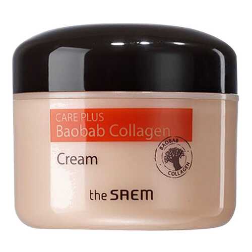 Крем для лица The Saem Care Plus Baobab Collagen Cream коллагеновый с баобабом, 100 мл