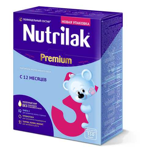 Молочная смесь Nutrilak Premium 3 от года 350 г