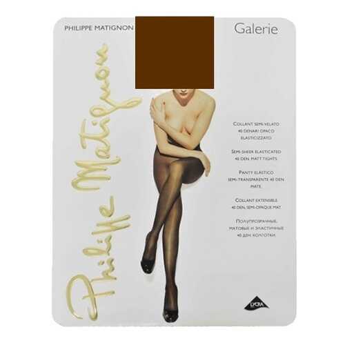Колготки Philippe Matignon GALERIE 40 / Cappuccio (Шоколад) / 3 (M)