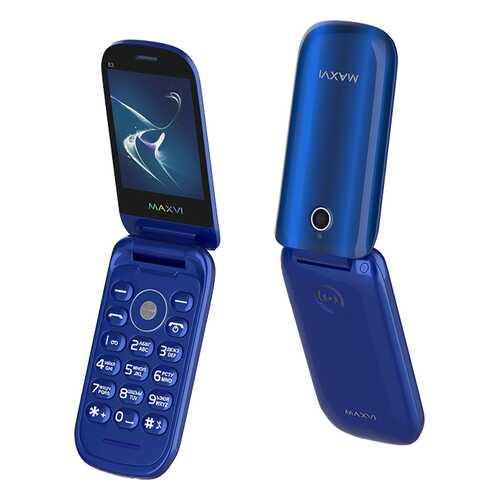 Мобильный телефон Maxvi E3 Radiance Blue