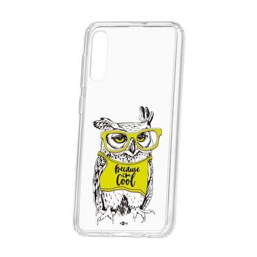 Чехол Kruche Samsung Galaxy A50 2019 Print Сова в очках