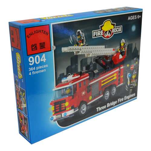 Конструктор Brick Пожарная команда, 364 детали BRICK904