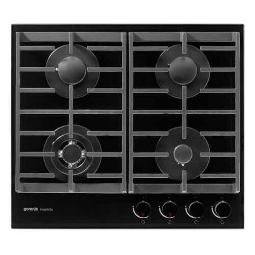 Встраиваемая варочная панель газовая Gorenje GKTG6SY2B Black