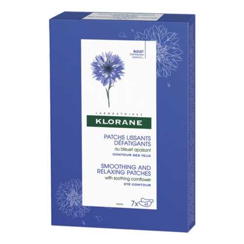 Маска для глаз Klorane Bleuet Patchs Lissants Defatigants 7*2 мл