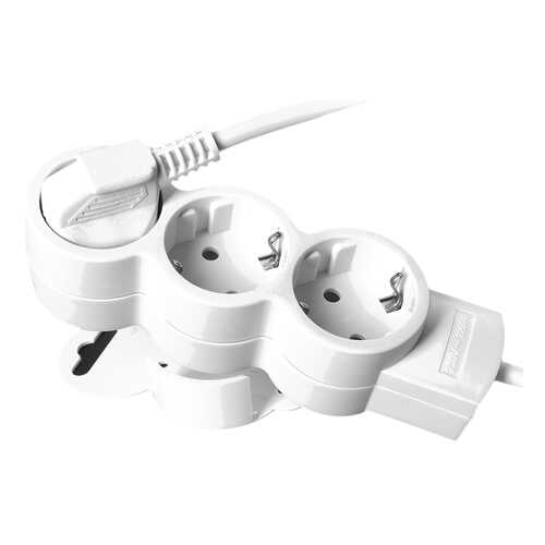 Удлинитель REV RITTER 32006 9 ПВС 3х1, 3 розетки, 5 м, White