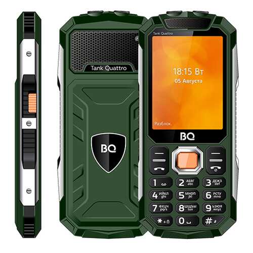 Мобильный телефон BQ 2819 Tank Quattro Green