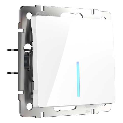 Выключатель Werkel WL01-SW-1G-LED белый