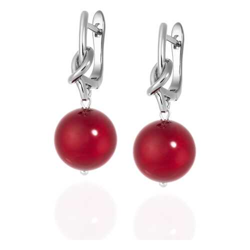 Серьги Lattrice 54666134 красные