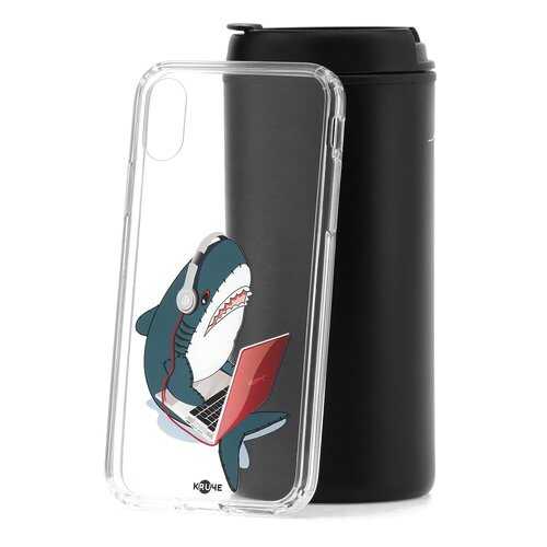 Чехол Apple iPhone X Kruche Print Акула