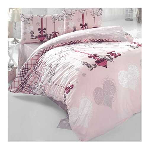 Комплект постельного белья IRINA HOME LOVE ME евро розовый