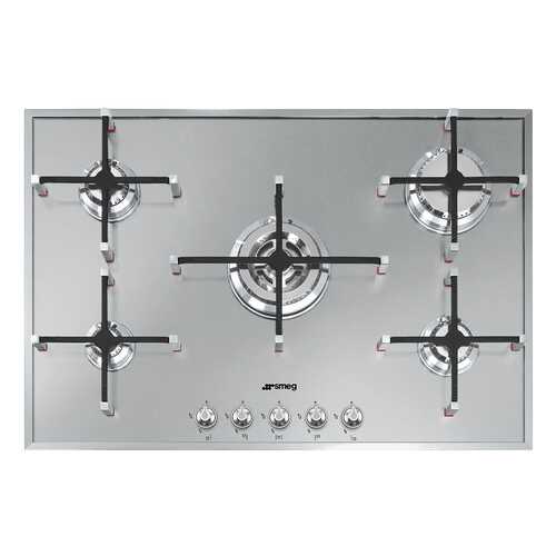 Встраиваемая варочная панель газовая Smeg PX7502 Silver
