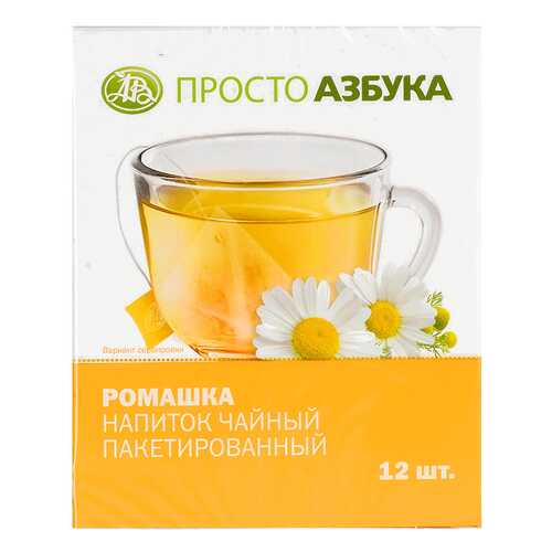 Чай травяной Просто Азбука ромашка пакетированный 12*2 г