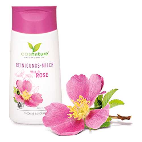 Молочко для лица Cosnature очищающее Шиповник, 150 мл