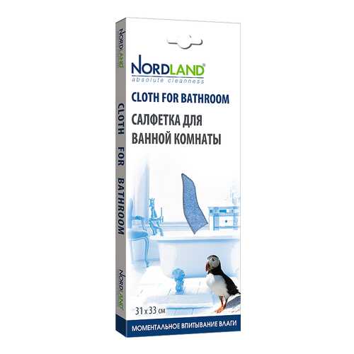 Салфетка для уборки NORDLAND для ванной комнаты 31x33 см