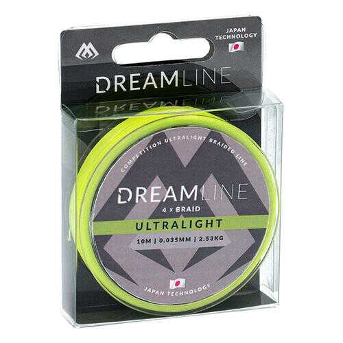 Леска плетеная Mikado Dreamline Ultralight 0,04 мм, 10 м, 2,53 кг