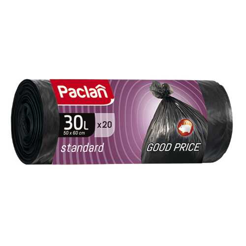Мешок для мусора Paclan Standart 30 л 20 шт