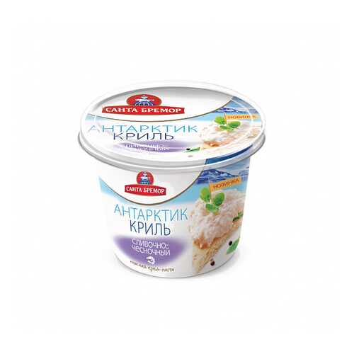 Паста Санта Бремор из морепродуктов антарктик криль сливочно-чесночный 150 г
