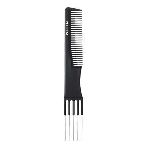 Расческа Ollin Professional Карбоновая с металлической вилкой 19,2см