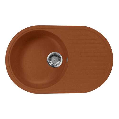 Мойка для кухни гранитная AquaGranitEx m-18 терракотовый